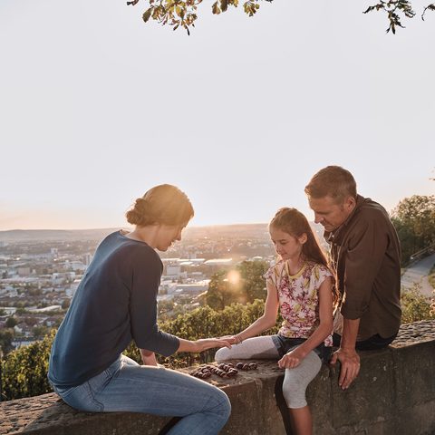 Wartberg Wein Panorama Weg Familie: Heilbronn Marketing GmbH/Christoph Düpper
