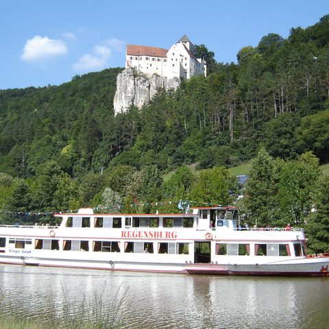 Riedenburg Burg Prunn_Foto Regensburger Personen-Schifffahrt Klinger GmbH Bildquelle: Tourismusverband Ostbayern e.V.