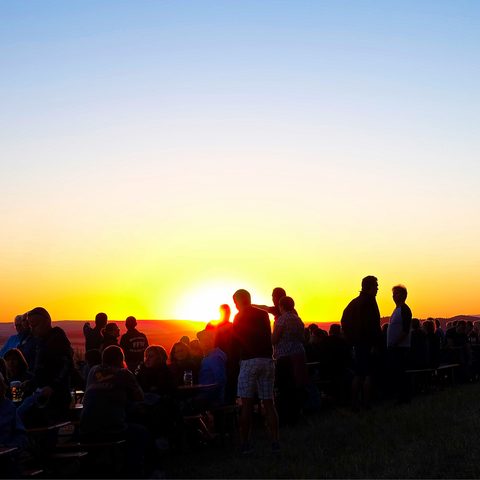 Johannisfeuer auf dem Ansberg (Veitsberg) – Bildrechte Gemeinde Ebensfeld – Foto Mario Ledermann