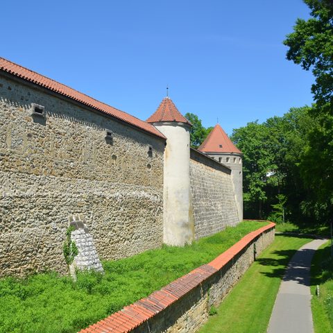 Amberger Stadtmauer© Foto:  Stadt Amberg Rumpler Quelle: Tourismusverbandes Ostbayern e.V.
