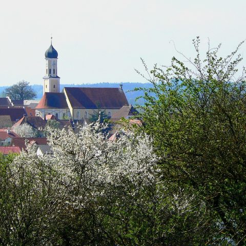 Ortsansicht Zusmarshausen Fotograf Max Trometer Quelle: Markt Zusmarshausen 
