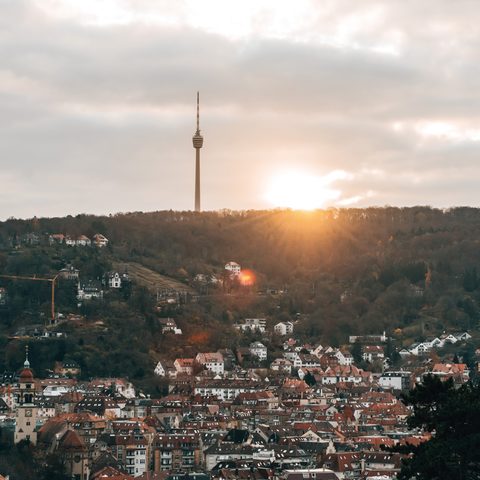 Stuttgarter Fernsehturm © SMG / Romeo Felsenreich