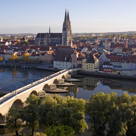 Regensburg UNESCO-Welterbec Stadt Regensburg-Stadtbilddokumentation Foto Stefan Effenhausr  Quelle: Tourismusverbandes Ostbayern e.V.