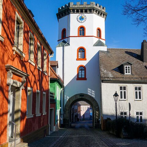 Koppetentor Wahrzeichen der Festspielstadt Wunsiedel © Stadt Wunsiedfel