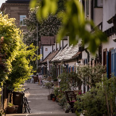 

Die malerischen Grabenhäusle.
© Ulm/Neu-Ulm Touristik GmbH, Johannes Glöggler,, CC-BY-SA.de 
