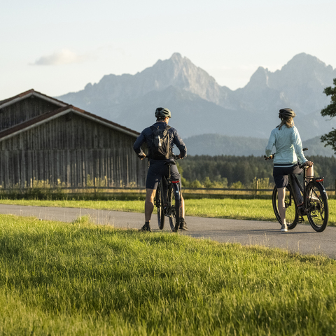Schlossparkradrunde im Allgäu Bannwaldsee © Peter von Felbert