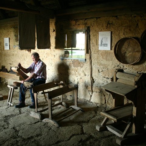 In der Flachsbrechhütte Bildrechte: Touristinformation Creglingen