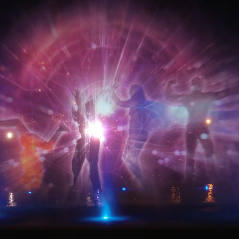 Multimedia-Brunnen - Beamer Show  1 (c) Bayer. Staatsbad Bad Kissingen GmbH Foto Daniel Bandke