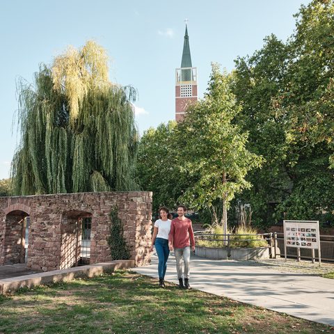 Waisenhausplatz / ChristophDuepper Quelle: Tourist-Information Pforzheim / Eigenbetrieb Wirtschaft und Stadtmarketing Pforzheim (WSP)