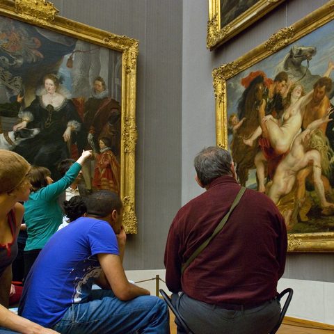 Besucher in der Alten Pinakothek, © München Tourismus, Luis Gervasi