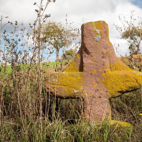 Historischer Grenzstein Quelle: Gemeinde Großrinderfeld