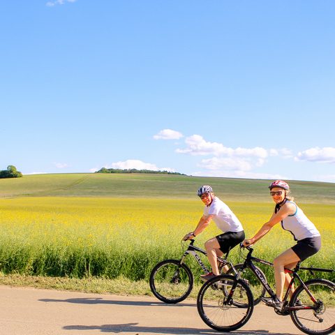 Radfahren in und um Ebensfeld Bildrechte Gemeinde Ebensfeld 