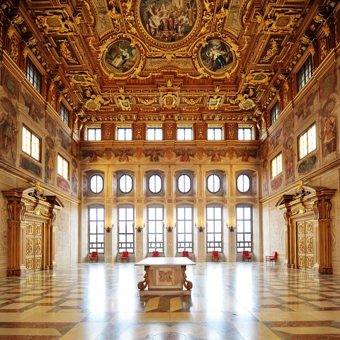 Goldener Saal im Augsburger Rathau Foto-Quelle: Regio Augsburg Tourismus GmbH, Foto Siegfried Kerpf Stadt Augsburg