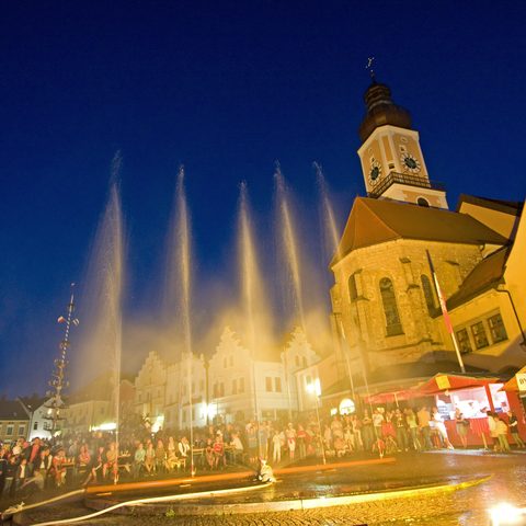 Altstadtfest_Wasserfeuerwerk Foto Stefan Gruber. Bildquelle: Tourismusverband Ostbayern e.V.