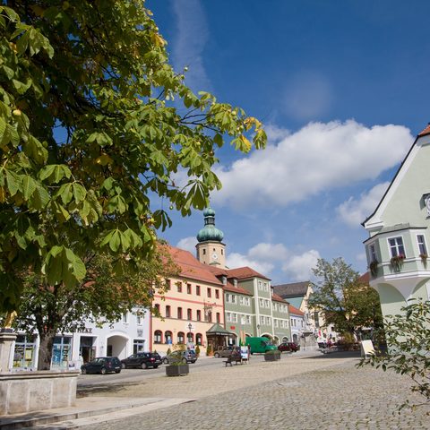 Waldmünchen Marktplatz Landkreis Cham Foto Stefan Gruber Quelle: Tourismusverband Ostbayern e.V.