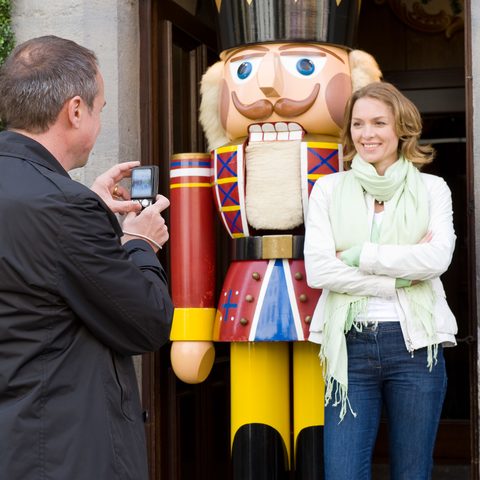 Käthe Wohlfahrt Rothenburg o.d. Tauber-Vor dem Weihnachtsmuseum © Rothenburg Tourismus Service