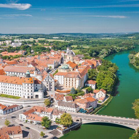 Luftbild Neuburger Altstadt © Dietmar Denger Quelle: Stadt Neuburg an der Donau