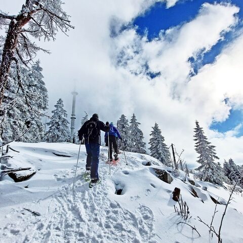 Schneeschuh Ochsenkopf © Andreas Munder / Tourismus GmbH Ochsenkopf