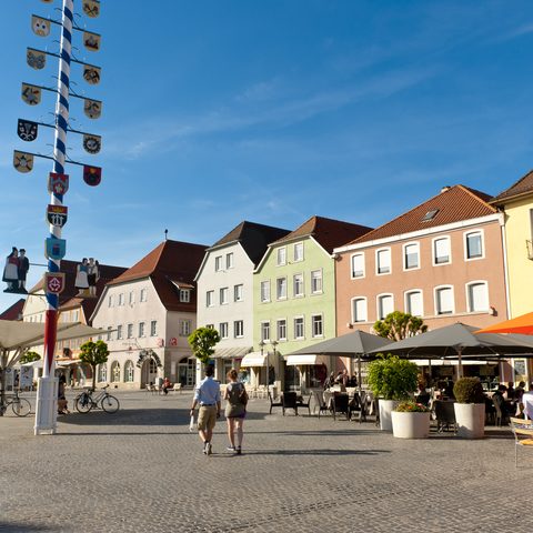 Marktplatz © Andreas Hub / Stadt Bad Neustadt a. d. Saale