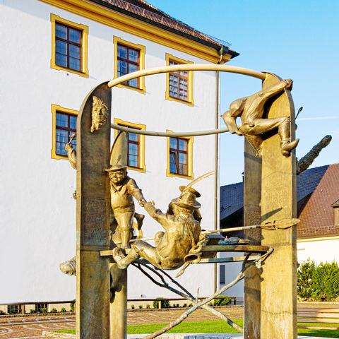 Sieben-Schwabenbrunnen+Rathaus © Verwaltungsgemeinschaft Türkheim