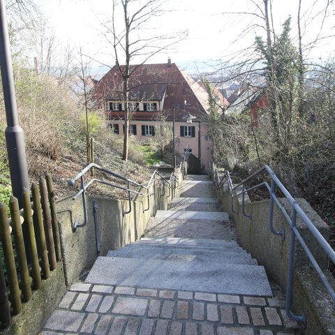 Burgauer Treppen Foto: Peter Wieser Quelle: Stadt Burgau - Kulturamt 