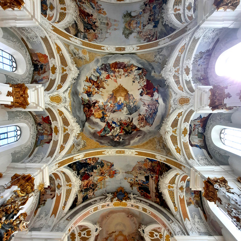 Studienkirche Deckenfresco © Hofer / Stadt Dillingen