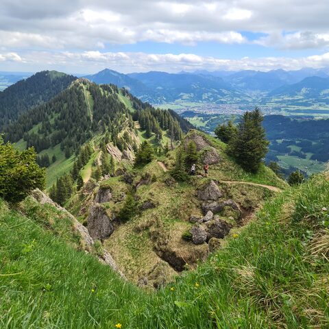 Entlang der Nagelfluhkette © Touirst-Info Blaichach