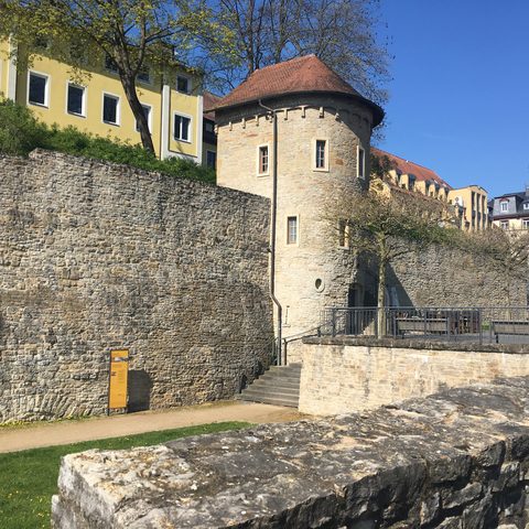 Stadtmauer Quelle: Tourist-Information Schweinfurt 360° / Melanie Landgraf
