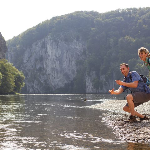 Donau-Panoramaweg Kloster Weltenburg Tourismusverband Ostbayern e.V. Fotograf  Stefan Gruber Bildquelle: Tourismusverband Ostbayern e.V.