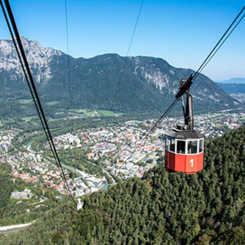 Bergfahrt mit der Predigtstuhlbahn Quelle: Berchtesgadener Land Tourismus GmbH Fotograf: Sepp Wurm