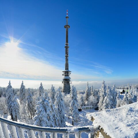 Ochsenkopf Gipfel © Fotograf Simone Werner-Ney / Tourismus GmbH Ochsenkopf