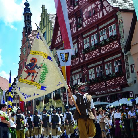 DINKELSBUEHL - Pikeniere -Ingrid Wenzel Quelle: Touristik Service Dinkelsbühl