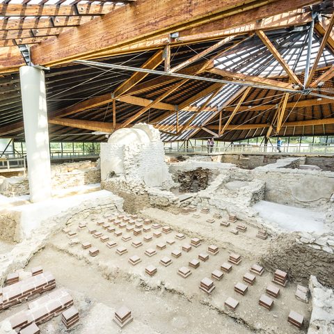 Römische Thermen  Weißenburg i. Bay. Quelle: Stadtverwaltung Weißenburg i. Bay. /  Fotograf: Andreas Hub