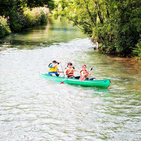 Kanufahrt auf der Wiesent © TZ Fraenkische Schweiz / Florian Trykowski