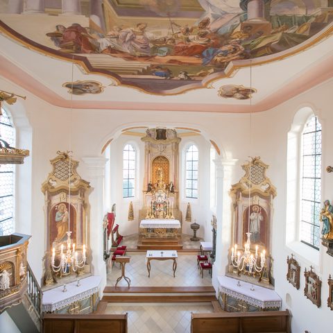 Innenraum Sankt Martin Quelle: Stadt Illertissen 