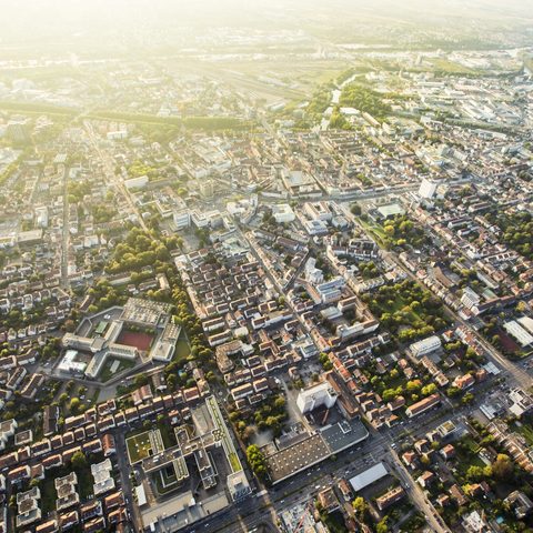 Heilbronn von oben: Heilbronn Marketing GmbH/Memo Filiz