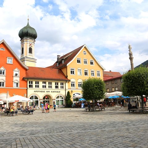 Marienplatz-Immenstadt Bildnachweis: Stadt Immenstadt / Alpsee Immenstadt Tourismus GmbH