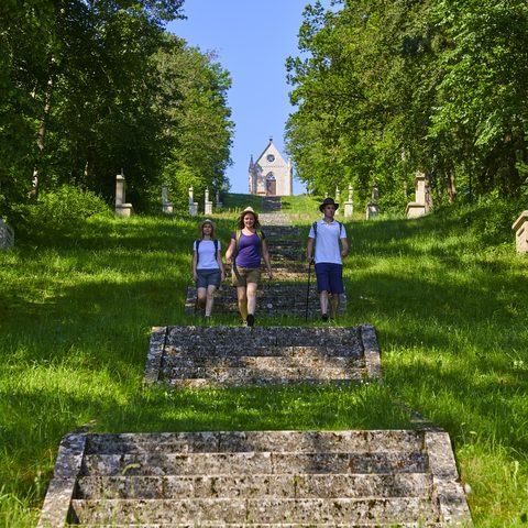 Meditatives Wandern Copyrigh: Tourismusverband Liebliches Taubertal / Peter Frischmuth