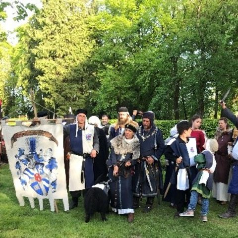 Lagerleben des Bauernhaufen 1825 Quelle: Info-Center Schillingsfürst 