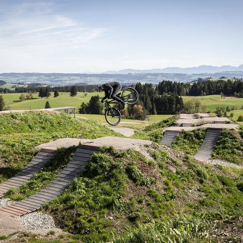 Buchenberg Panorama Bikepark Quelle: Allgäuer Seenland 