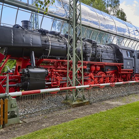 Dampflokdenkmal Lauda-Königshofen Quelle: Stadt Lauda-Königshofen Fotograf: Peter Frischmuth