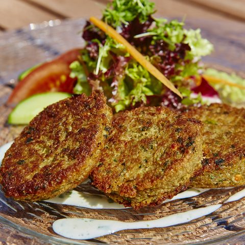 Genuss - Grünkernküchle Copyrigh: Tourismusverband Liebliches Taubertal / Peter Frischmuth