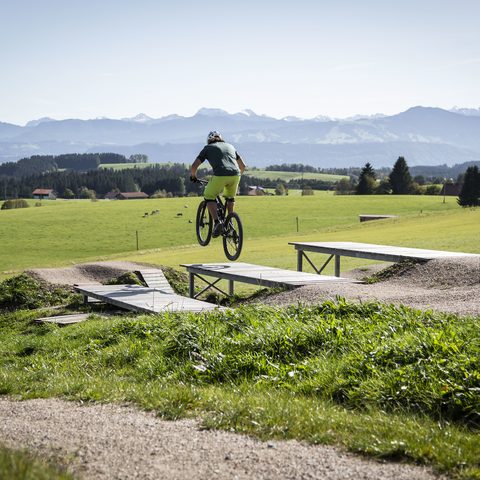 Buchenberg Panorama Bikepark Quelle: Allgäuer Seenland 