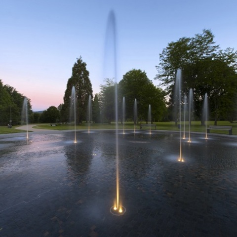 Kurpark BadSoden-Salmünster Fontänengarten ©Andreas Hub