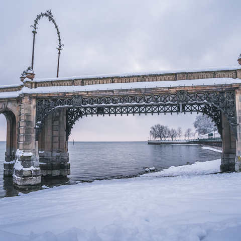 Schlosssteg Schnee © TIFN Foto Marius Hartinger