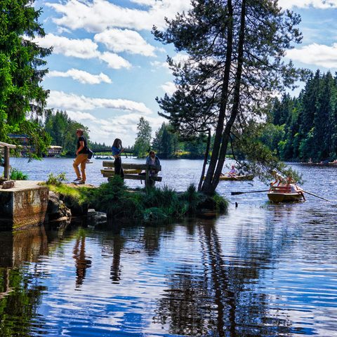 Fichtelsee © Tourismus GmbH Ochsenkopf Quelle: Gemeinde Fichtelberg