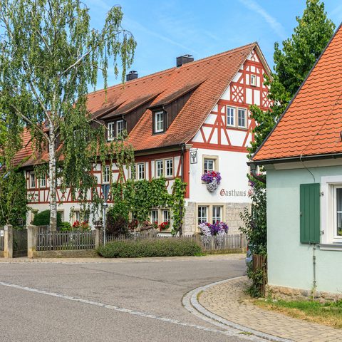 Auf der Genussroute Weinparadiesweg Quelle: Weinparadies Franken
