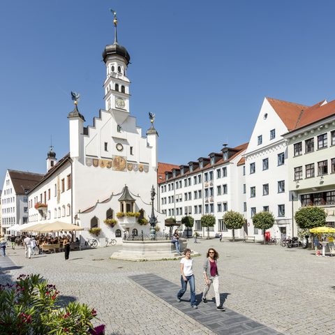 Kempten Rathaus @ www.guenterstandl.de Quelle: Kempten Tourismus
