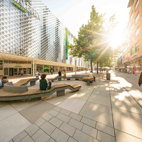 Innenstadt / Markus Born Quelle: Tourist-Information Pforzheim / Eigenbetrieb Wirtschaft und Stadtmarketing Pforzheim (WSP)