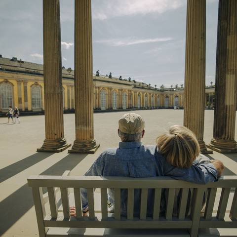 Schloss Sanssouci Ehrenhof © PMSG SPSG Julia Nimke